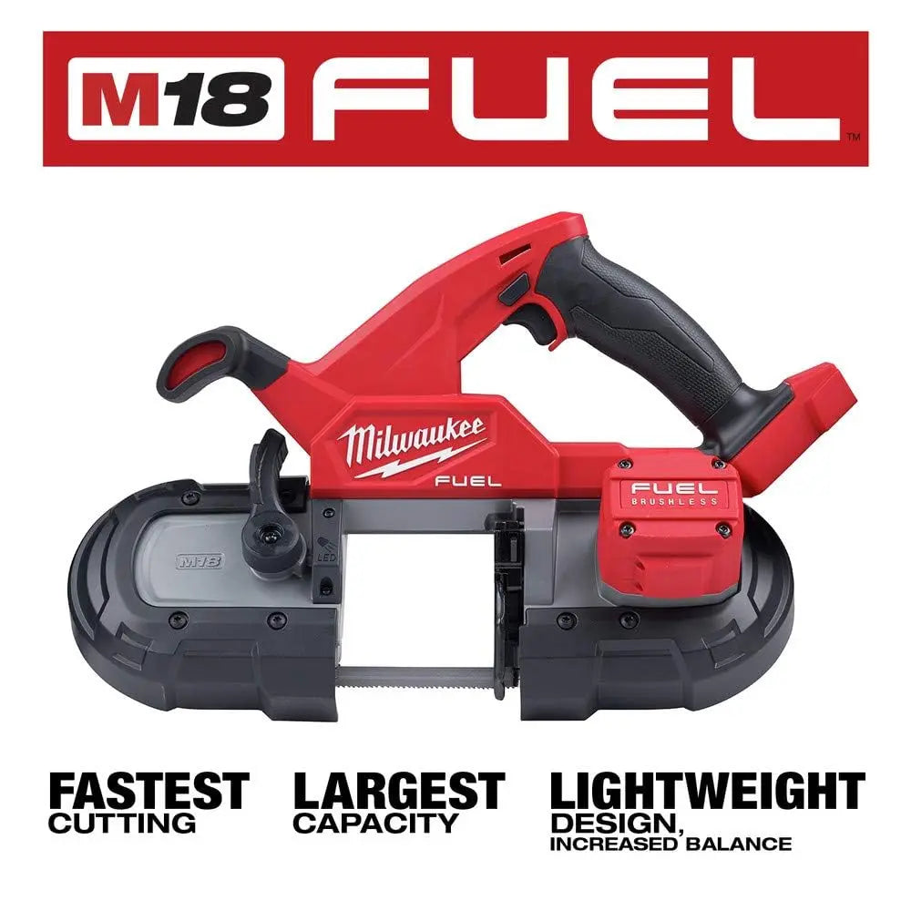 Open Box -  Milwaukee M18 FUEL 18-Volt Lithium-Ion Brushless Cordless Compact Bandsaw (Tool-Only) MilwaukeeBullseye Deals