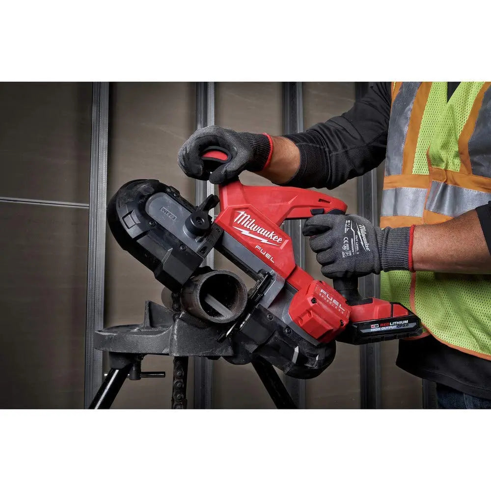 Open Box -  Milwaukee M18 FUEL 18-Volt Lithium-Ion Brushless Cordless Compact Bandsaw (Tool-Only) MilwaukeeBullseye Deals