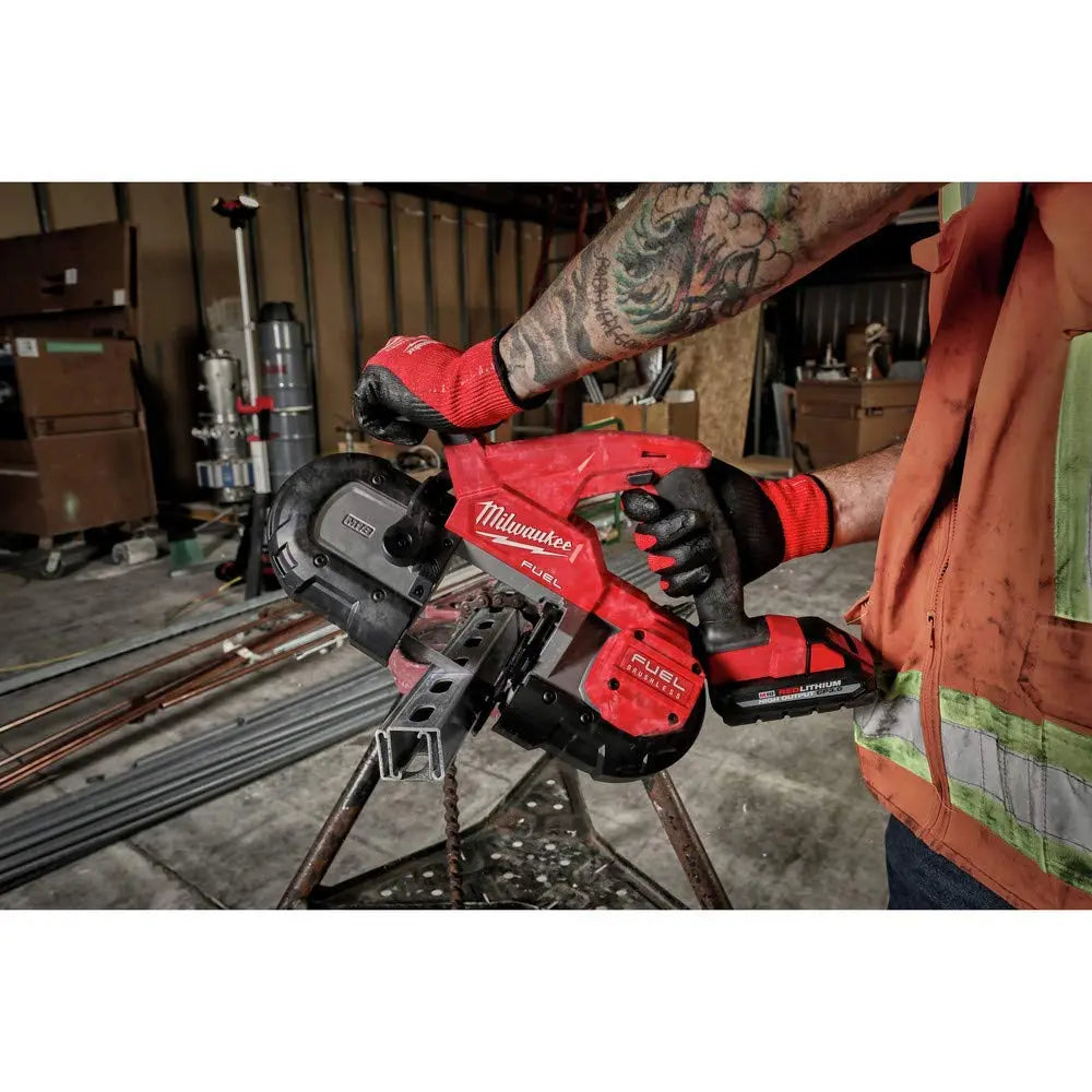 Open Box -  Milwaukee M18 FUEL 18-Volt Lithium-Ion Brushless Cordless Compact Bandsaw (Tool-Only) MilwaukeeBullseye Deals
