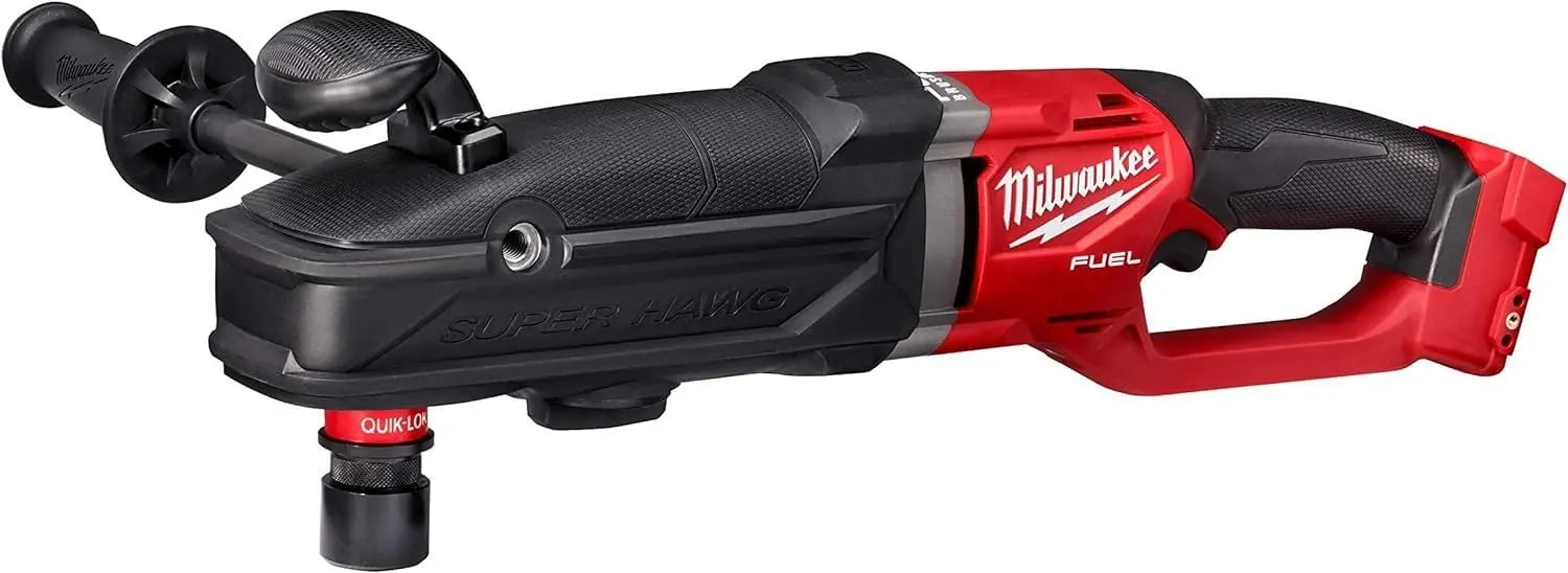 Open Box -  Milwaukee M18 FUEL 18-Volt Lithium-Ion Brushless Cordless GEN 2 SUPER HAWG 7/16 in. Right Angle Drill (Tool-Only) MilwaukeeBullseye Deals