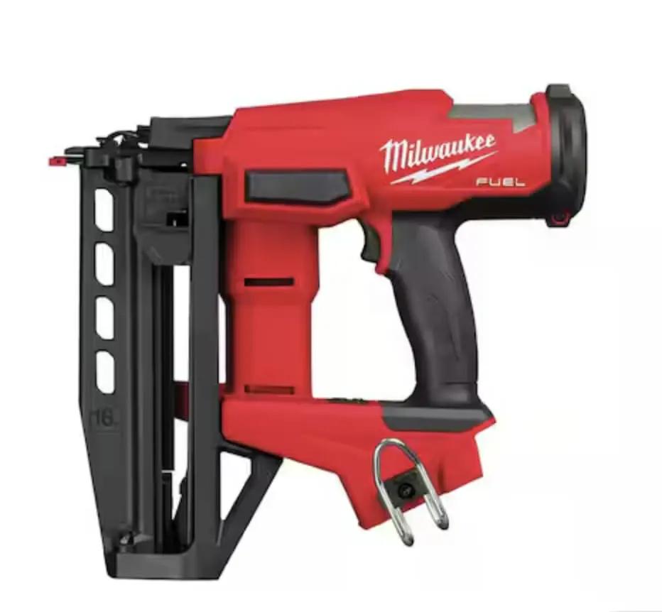 Open Box -  Milwaukee M18 FUEL 18-Volt Lithium-Ion Brushless Cordless Gen ll 16-Gauge Straight Finish Nailer (Tool Only) MilwaukeeBullseye Deals