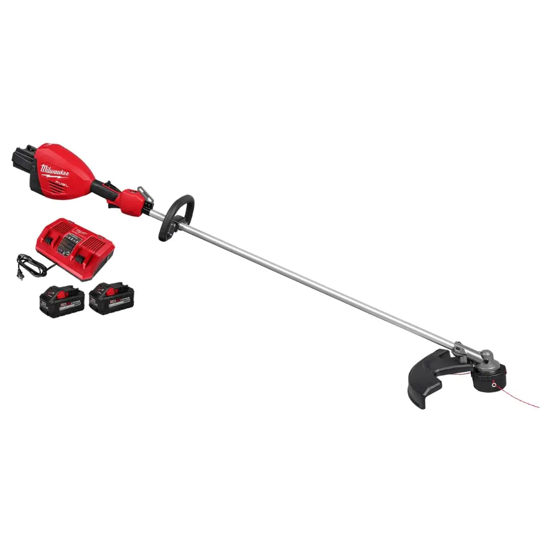 Open Box -  Milwaukee M18 FUEL 18V Brushless Cordless 17 in. Dual Battery Straight Shaft String Trimmer with (2) 8.0 Ah Batteries and Charger MilwaukeeBullseye Deals