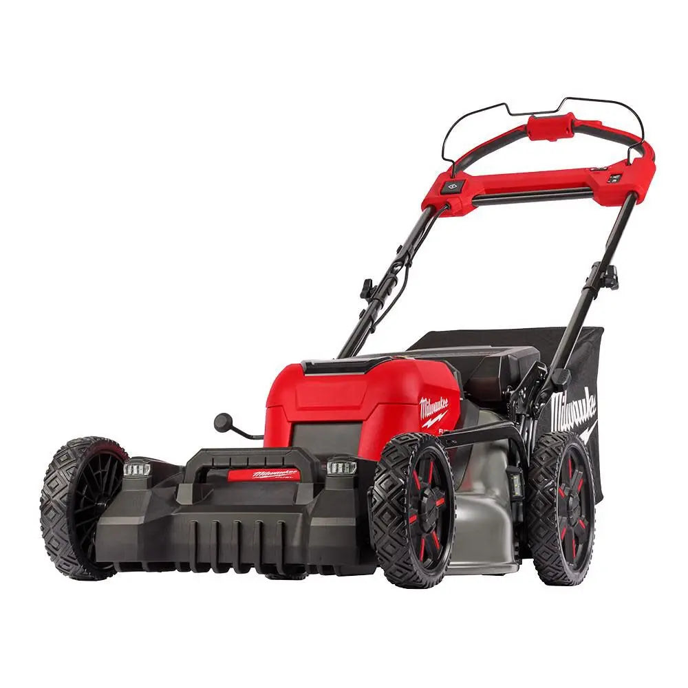 Open Box -  Milwaukee M18 FUEL Brushless Cordless 21 in. Walk Behind Dual Battery Self-Propelled Mower w/ (2) 12.0Ah Battery and Rapid Charger MilwaukeeBullseye Deals