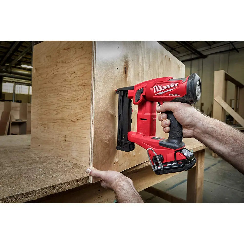 Open Box -  Milwaukee M18 FUEL Lithium-Ion Brushless Cordless Finish Stapler MilwaukeeBullseye Deals