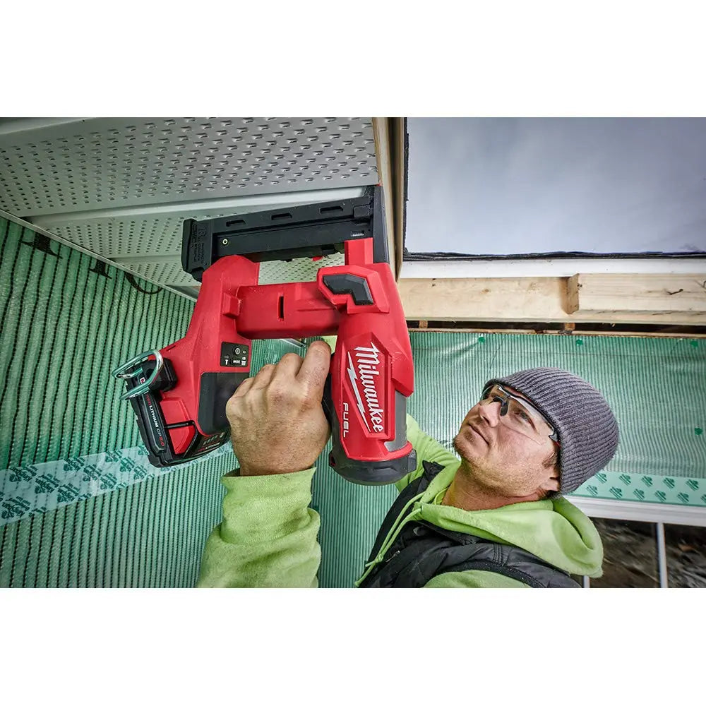 Open Box -  Milwaukee M18 FUEL Lithium-Ion Brushless Cordless Finish Stapler MilwaukeeBullseye Deals