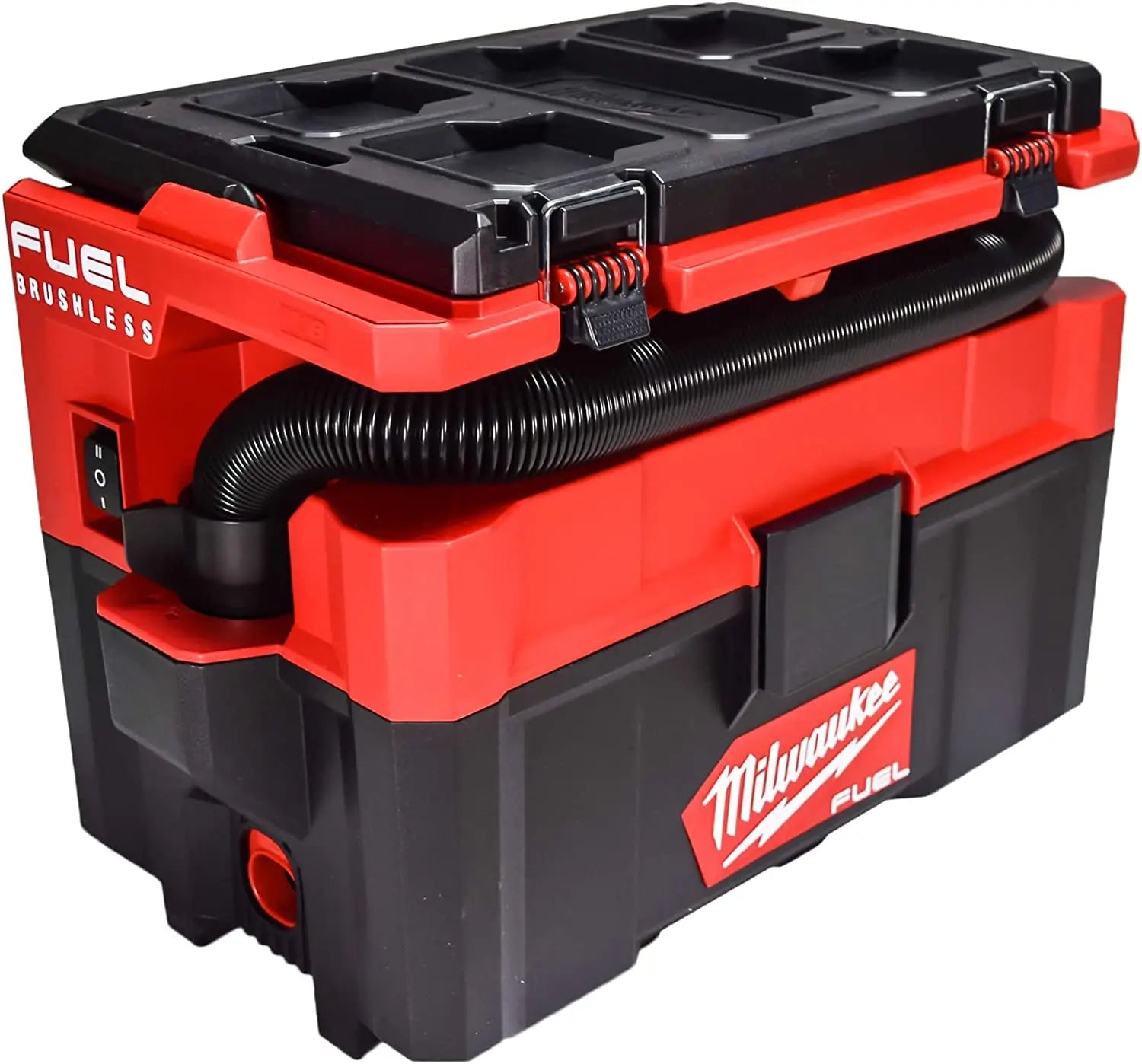 Open Box -  Milwaukee M18 FUEL PACKOUT 18-Volt Lithium-Ion Cordless 2.5 Gal. Wet/Dry Vacuum (Tool-Only), Reds / Pinks MilwaukeeBullseye Deals