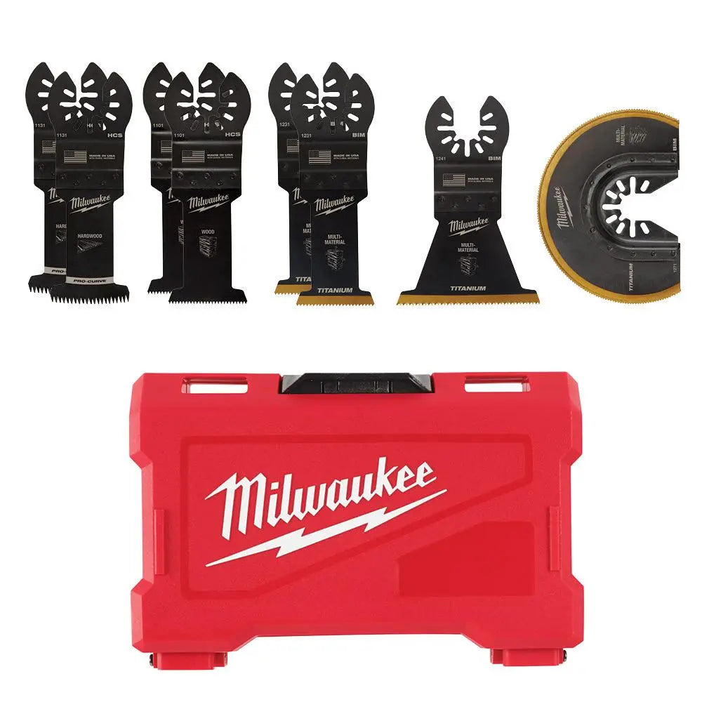 Open Box -  Milwaukee Oscillating Multi-Tool Blade Kit (8-Piece) Milwaukee