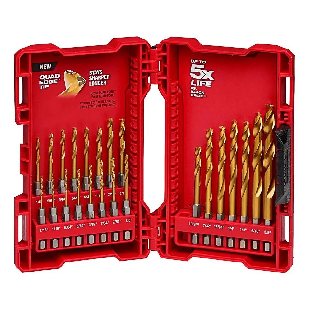 Open Box -  Milwaukee SHOCKWAVE IMPACT DUTY Titanium Drill Bit Set (23-Piece) - 48-89-4631 MilwaukeeBullseye Deals