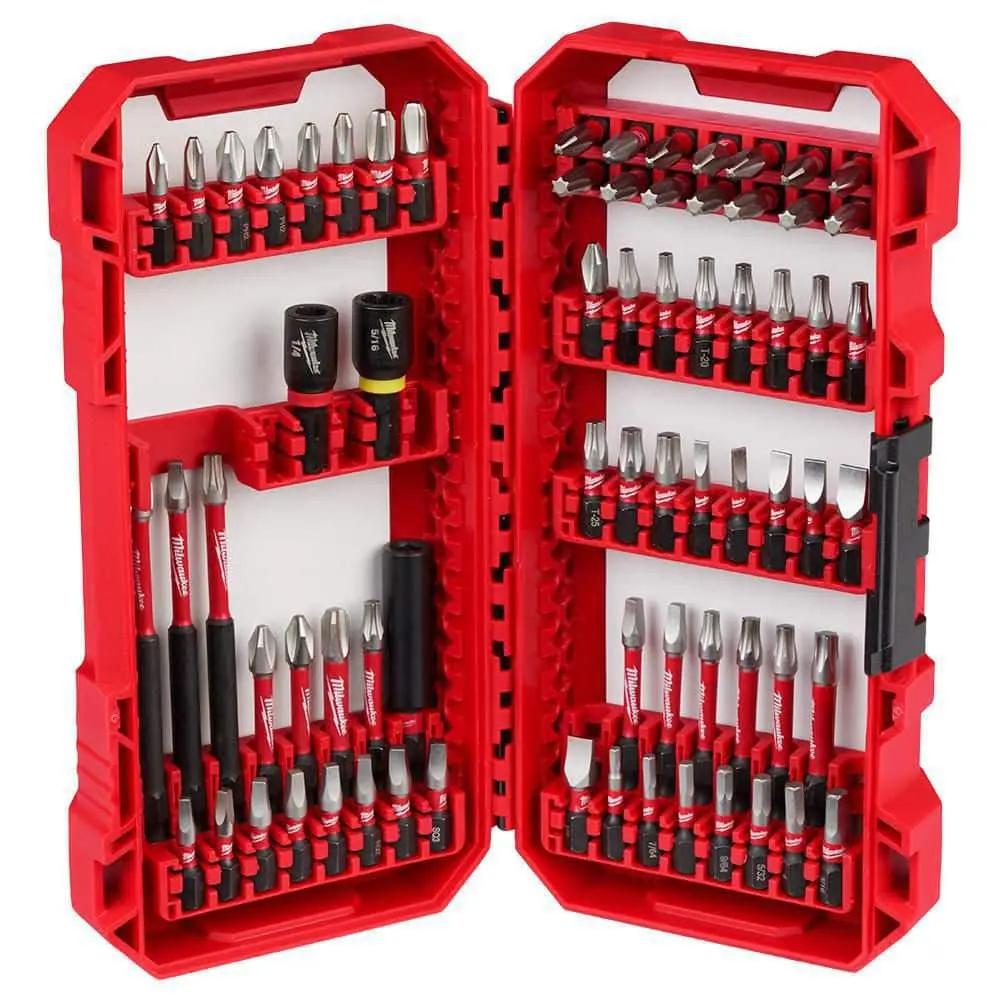 Open Box -  Milwaukee SHOCKWAVE Impact Duty Alloy Steel Screw Driver Bit Set (70-Piece) MilwaukeeBullseye Deals