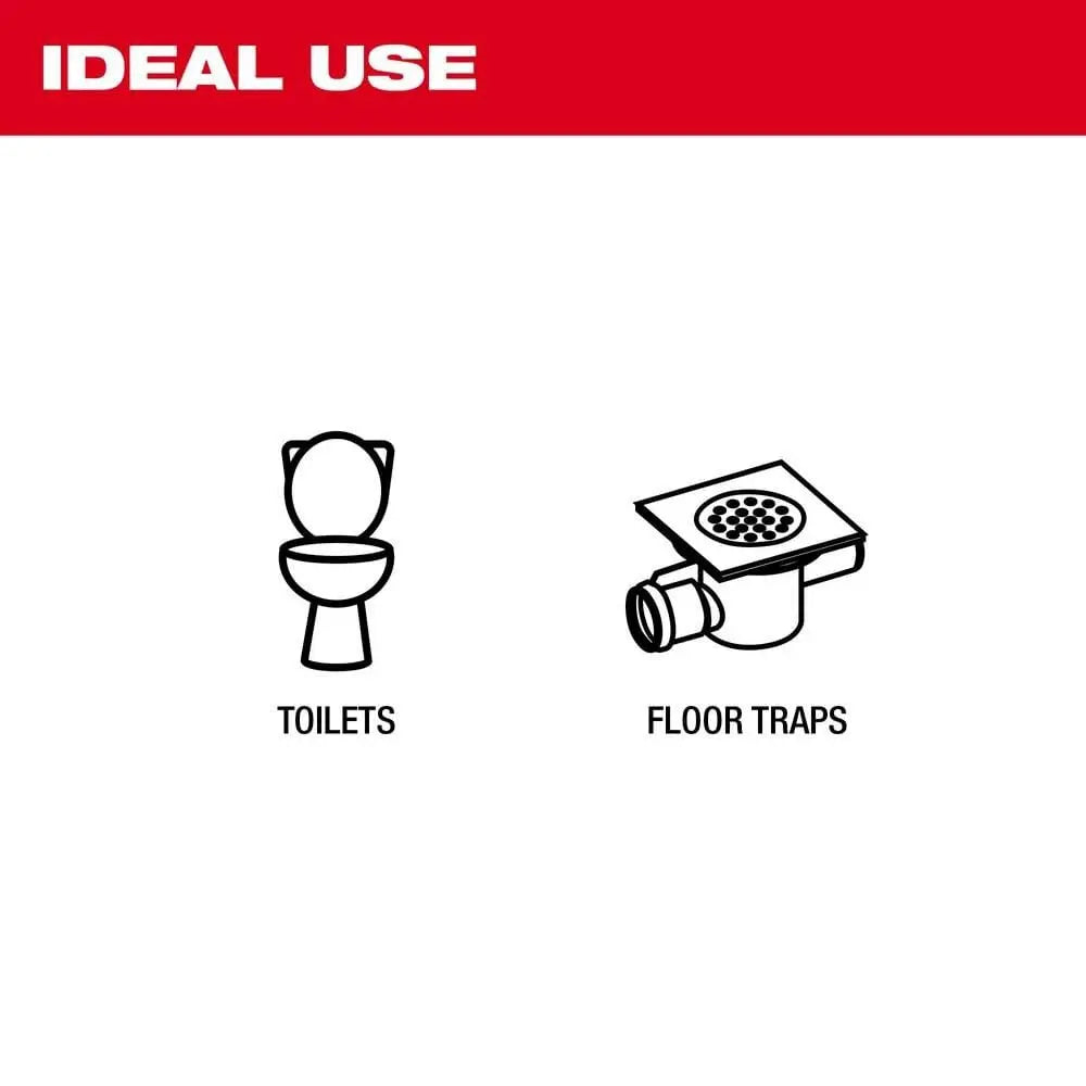 Open Box -  Milwaukee TRAPSNAKE 6' Toilet Auger MilwaukeeBullseye Deals