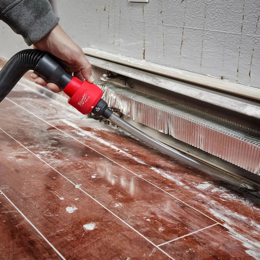 Open Box -  Milwaukee Tool AIR-TIP 1-1/4 in. - 2-1/2 in. Long Reach Flexible Hose Set Wet/Dry Shop Vacuum Attachment (5-Piece) Milwaukee ToolBullseye Deals