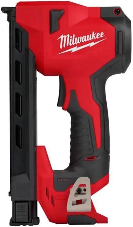 Open Box -  Milwaukee Tool M12 12-Volt Lithium-Ion Cordless Cable Stapler (Tool-Only) Milwaukee ToolBullseye Deals