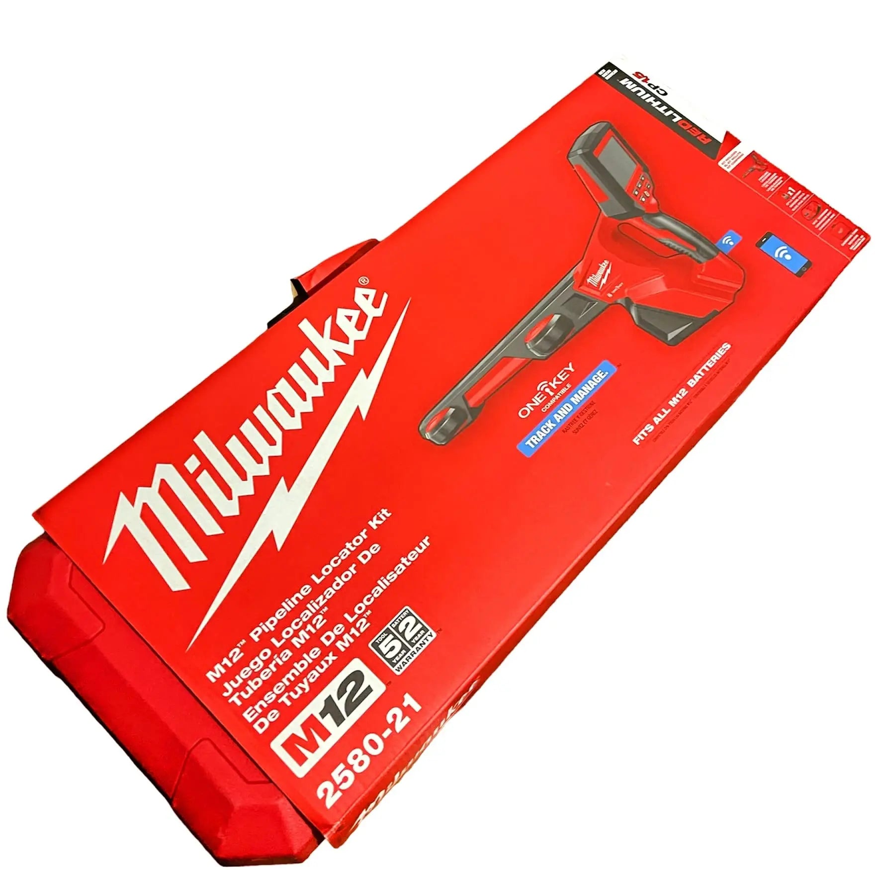 Open Box -  Milwaukee Tool M12 ONE-KEY 12V Lithium-Ion Wireless Hand-Held Pipeline Locator Kit with Battery and Charger Milwaukee ToolBullseye Deals