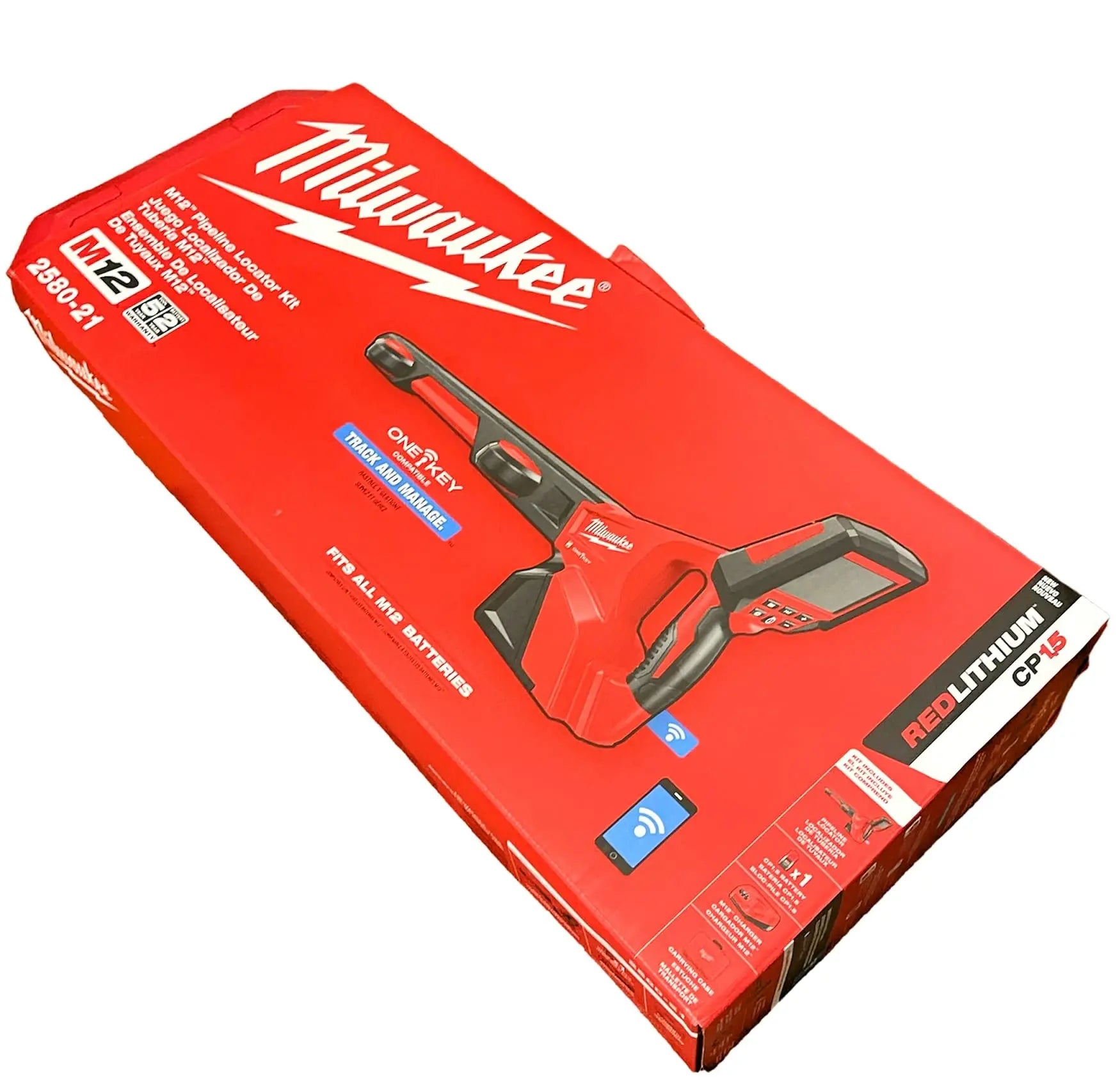 Open Box -  Milwaukee Tool M12 ONE-KEY 12V Lithium-Ion Wireless Hand-Held Pipeline Locator Kit with Battery and Charger Milwaukee ToolBullseye Deals