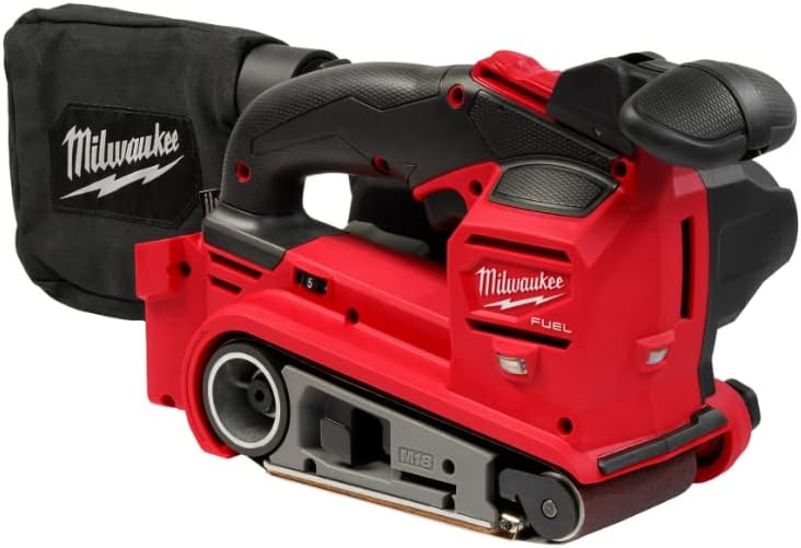 Open Box - Milwaukee Tool M18 FUEL 18-Volt Lithium-Ion Cordless Belt Sander (Tool-Only) Milwaukee Tool
