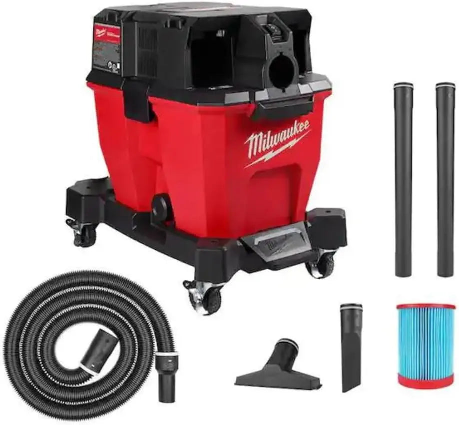 Open Box -  Milwaukee Tool M18 FUEL 18V Lithium-Ion Cordless Brushless 9 Gallon Dual-Battery Wet/Dry Vacuum (Tool Only) Milwaukee ToolBullseye Deals