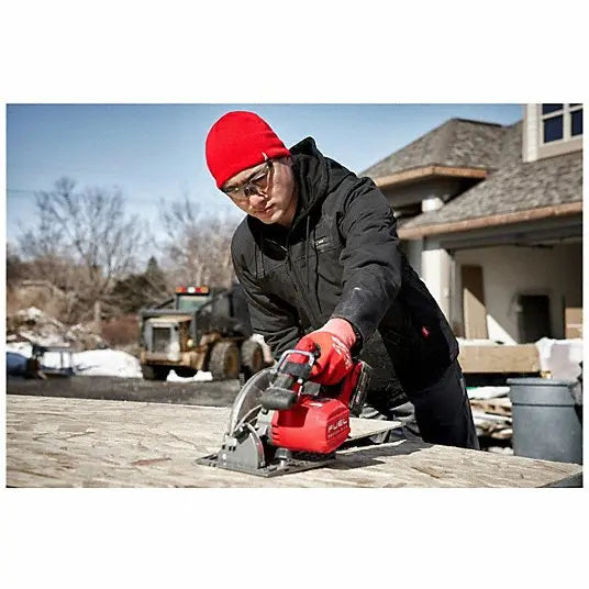 Open Box -  Milwaukee Tool Men's 2X-Large M12 12V Li-Ion Cordless AXIS Black Heated Hooded Jacket Kit with (1) 3.0Ah Battery - Secondipity