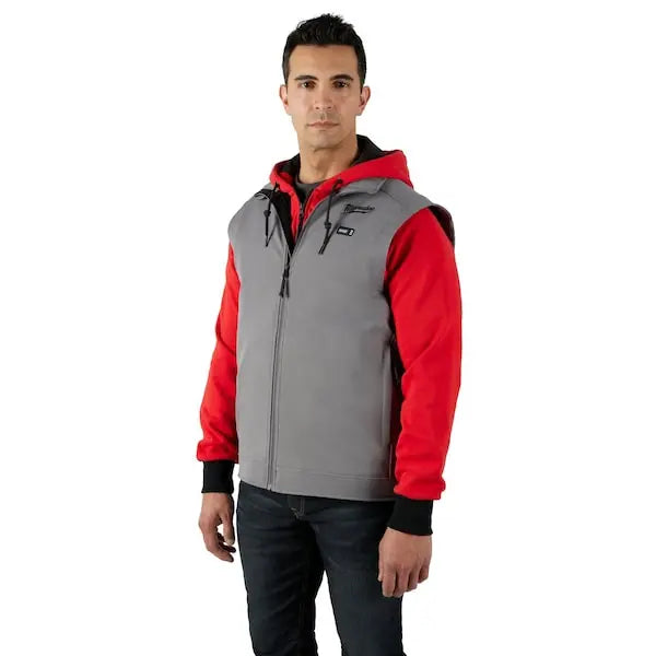 Open Box -  Milwaukee Tool Men's 2X-Large M12 12V Lithium-Ion Cordless TOUGHSHELL Gray Heated Vest (Vest Only) Milwaukee ToolBullseye Deals