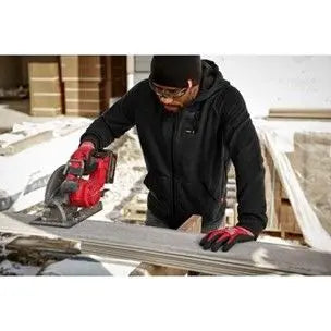 Open Box -  Milwaukee Tool Men's Large M12 12-Volt Lithium-Ion Cordless Black Heated Jacket Hoodie (Jacket Only) Milwaukee ToolBullseye Deals
