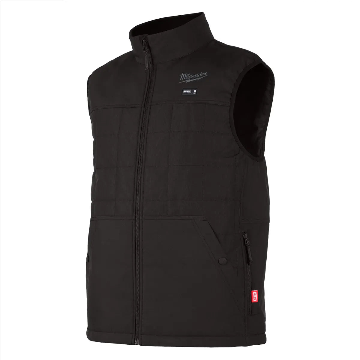 Open Box -  Milwaukee Tool Men's Large M12 12V Li-Ion Cordless AXIS Black Heated Quilted Vest (Vest Only) - Secondipity