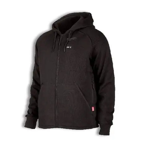 Open Box -  Milwaukee Tool Men's X-Large M12 12V Li-Ion Cordless Black Heated Hoodie/Sweater Kit w/ (1) 2Ah Battery and Charger Milwaukee ToolBullseye Deals