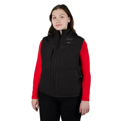 Open Box -  Milwaukee Tool Women's Medium M12 12V Li-Ion Cordless AXIS Black Heated Quilted Vest (Vest Only) - Secondipity