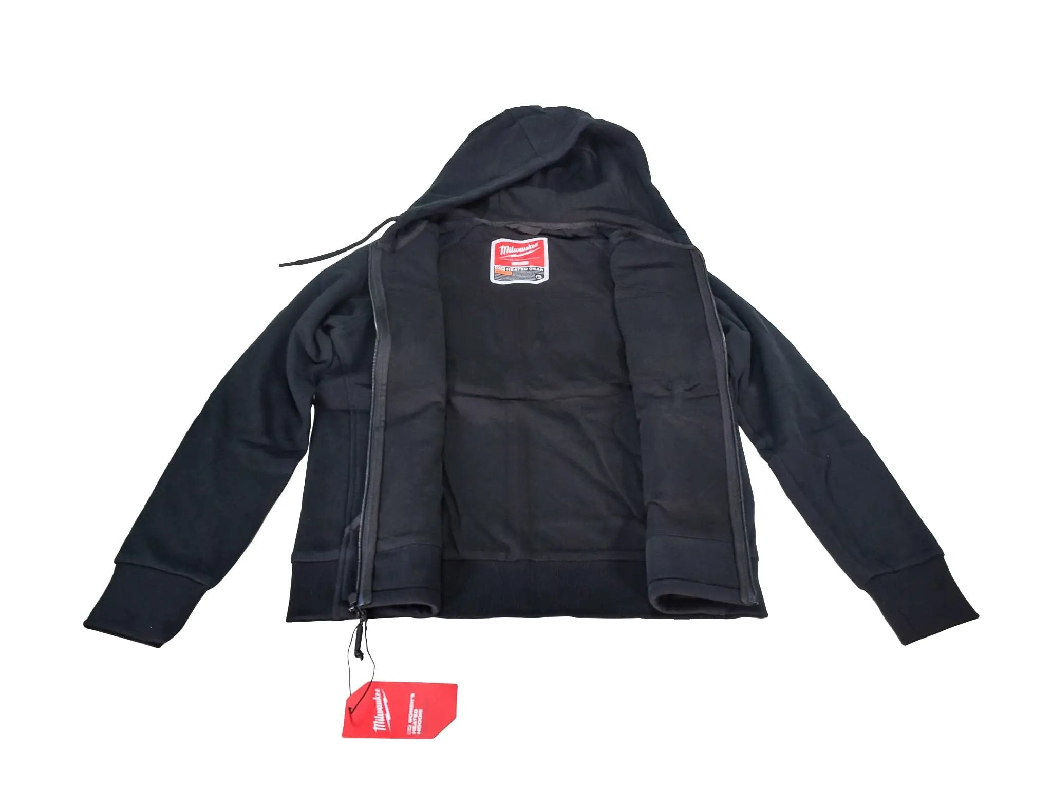Open Box -  Milwaukee Tool Women's Medium M12 12V Li-Ion Cordless Black Heated Hoodie/Sweater Kit w/ (1) 2Ah Battery, Charger Milwaukee ToolBullseye Deals