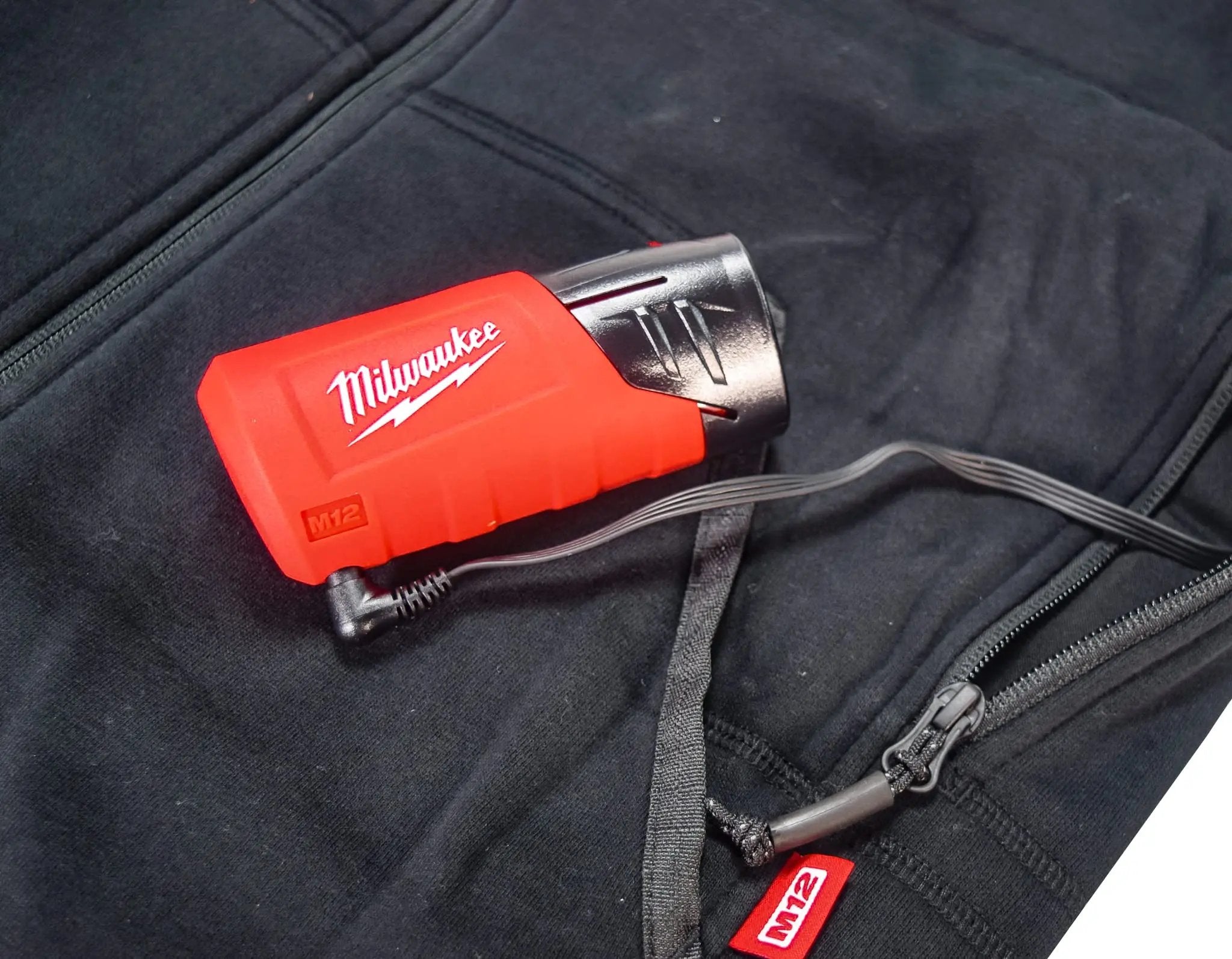 Open Box -  Milwaukee Tool Women's Medium M12 12V Li-Ion Cordless Black Heated Hoodie/Sweater Kit w/ (1) 2Ah Battery, Charger Milwaukee ToolBullseye Deals