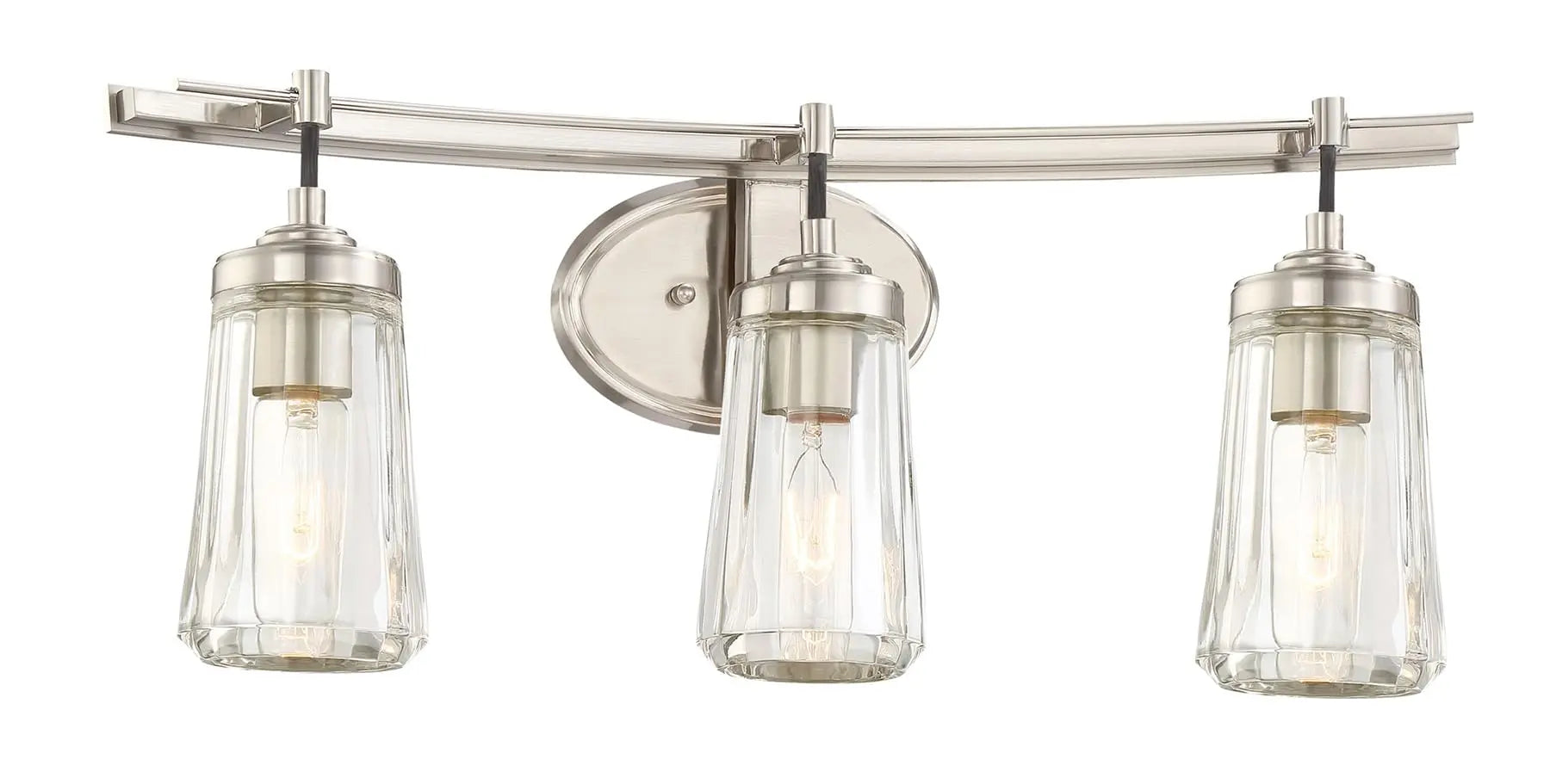 Open Box - Minka Lavery 2303-84 3 Light Vanity Light from the Poleis Collection MinkaBullseye Deals