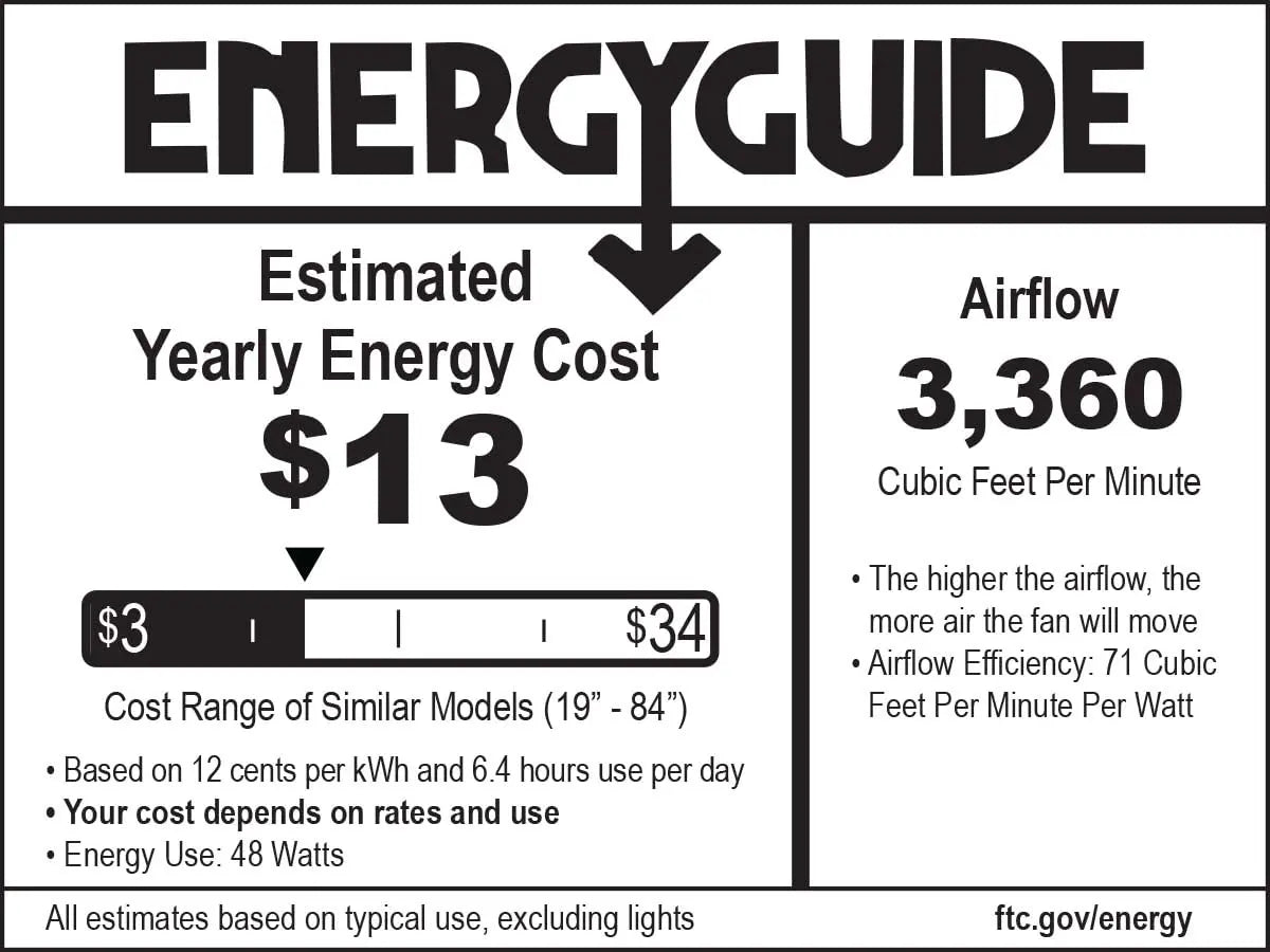 Open Box - MinkaAire F563-WH Supra 44" 5 Blade Ceiling Fan - Blades Included MinkaAireBullseye Deals