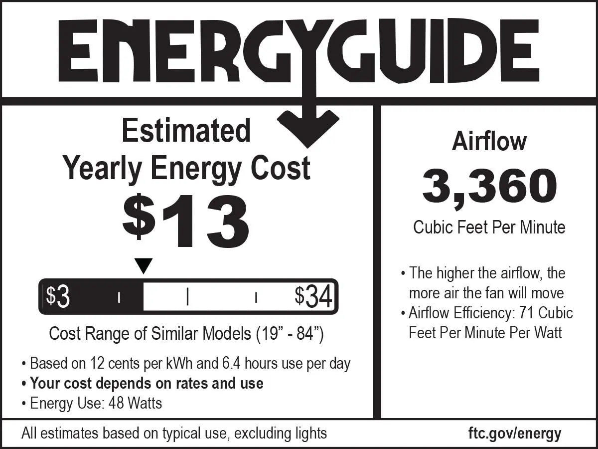 Open Box - MinkaAire F563-WH Supra 44" 5 Blade Ceiling Fan - Blades Included MinkaAireBullseye Deals