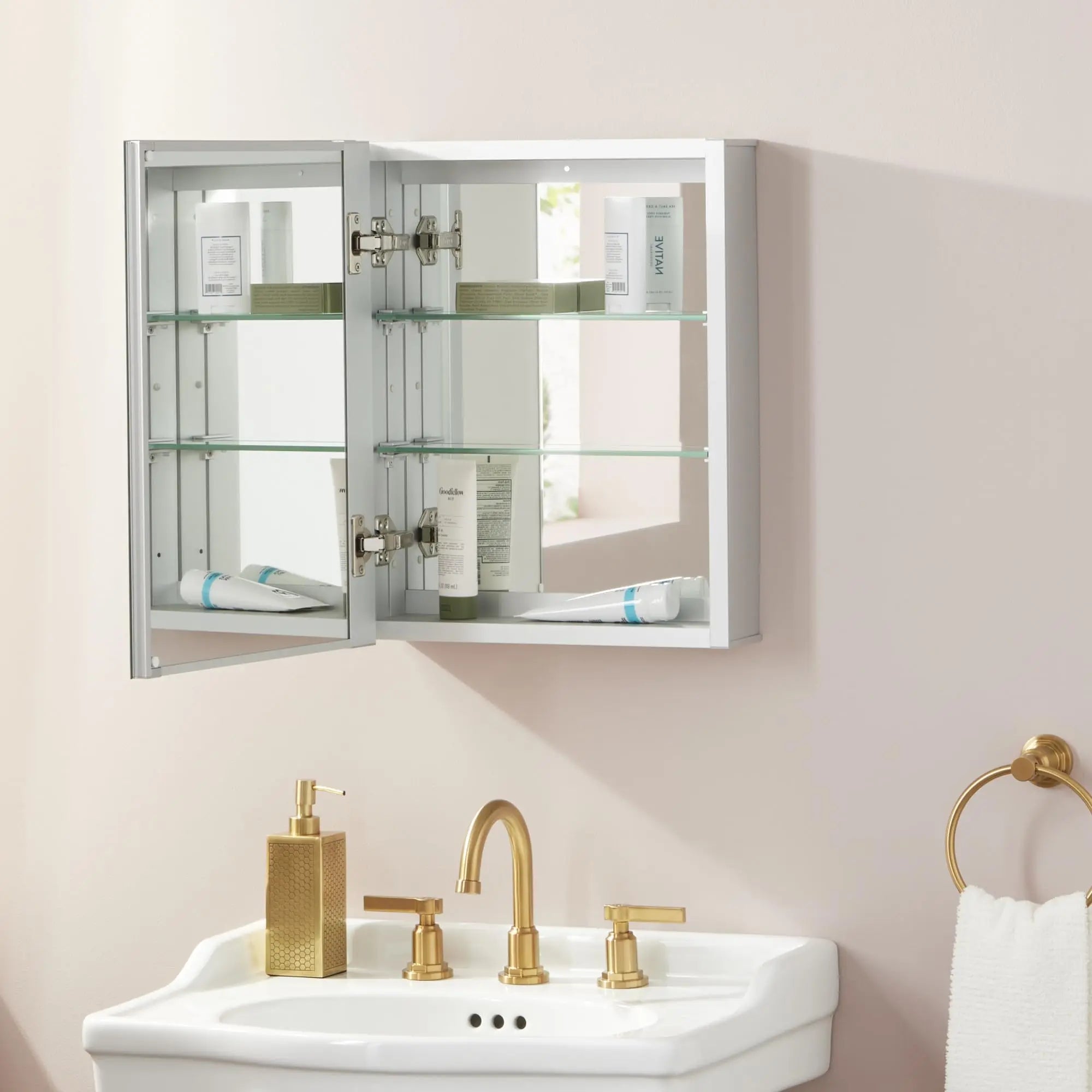 Open Box - Miseno MNO2016MCBN - Medicine Cabinets Bathroom Storage MisenoBullseye Deals