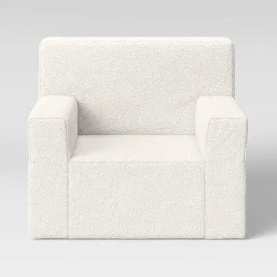 Open Box - Modern Chair Cream Sherpa - Pillowfort - Secondipity