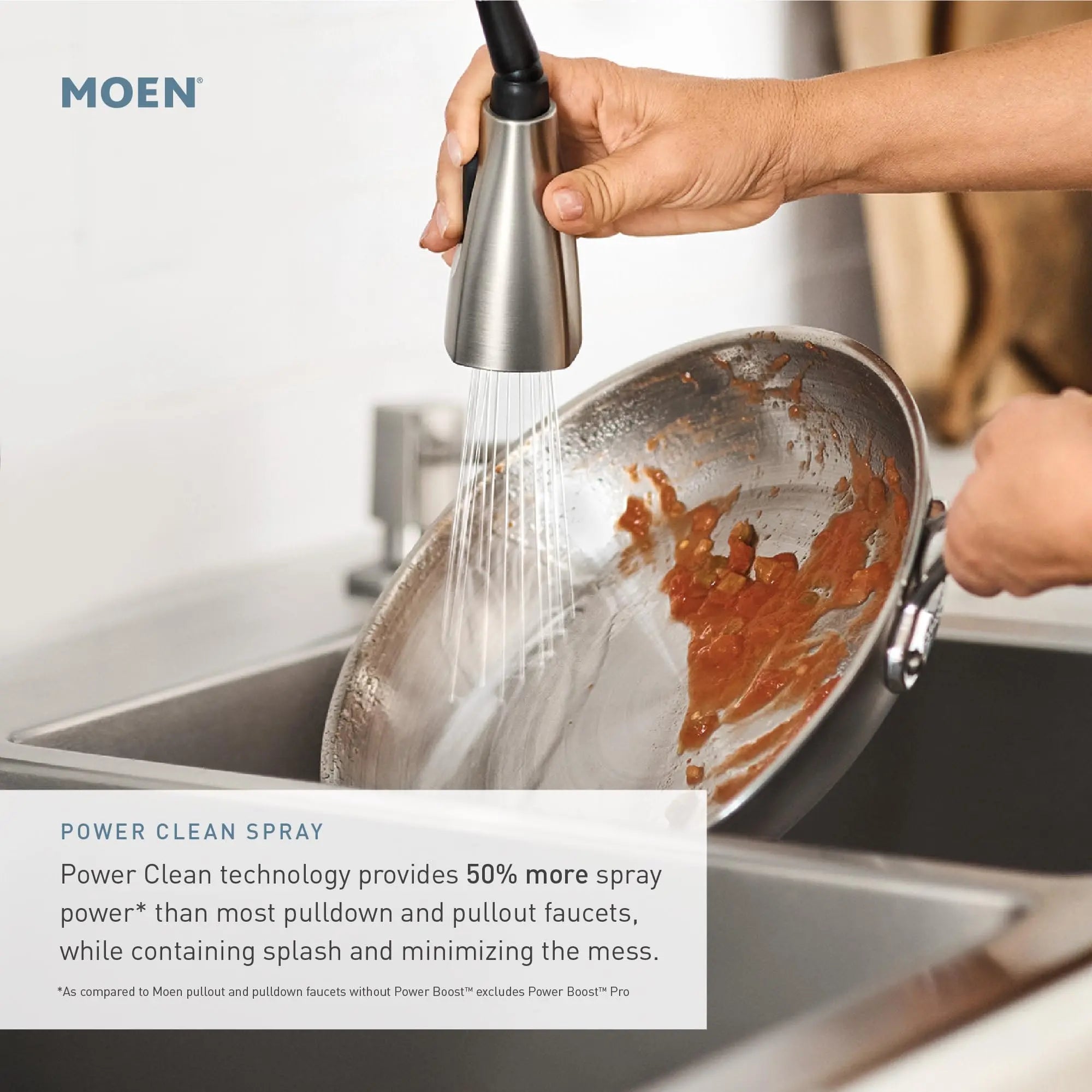 Open Box -  Moen Brantford Spot Resist Stainless One-Handle Pullout Kitchen Faucet MoenBullseye Deals
