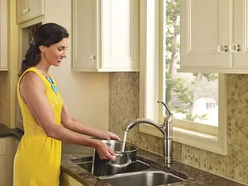 Open Box -  Moen Brantford Spot Resist Stainless One-Handle Pullout Kitchen Faucet MoenBullseye Deals