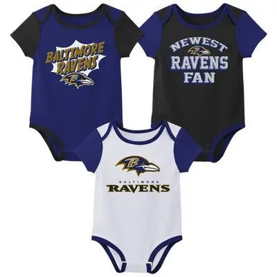 Open Box - NFL Baltimore Ravens Infant Boys' 3pk Bodysuit NFLBullseye Deals