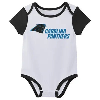 Open Box - NFL Carolina Panthers Infant Boys' AOP 3pk Bodysuit NFLBullseye Deals