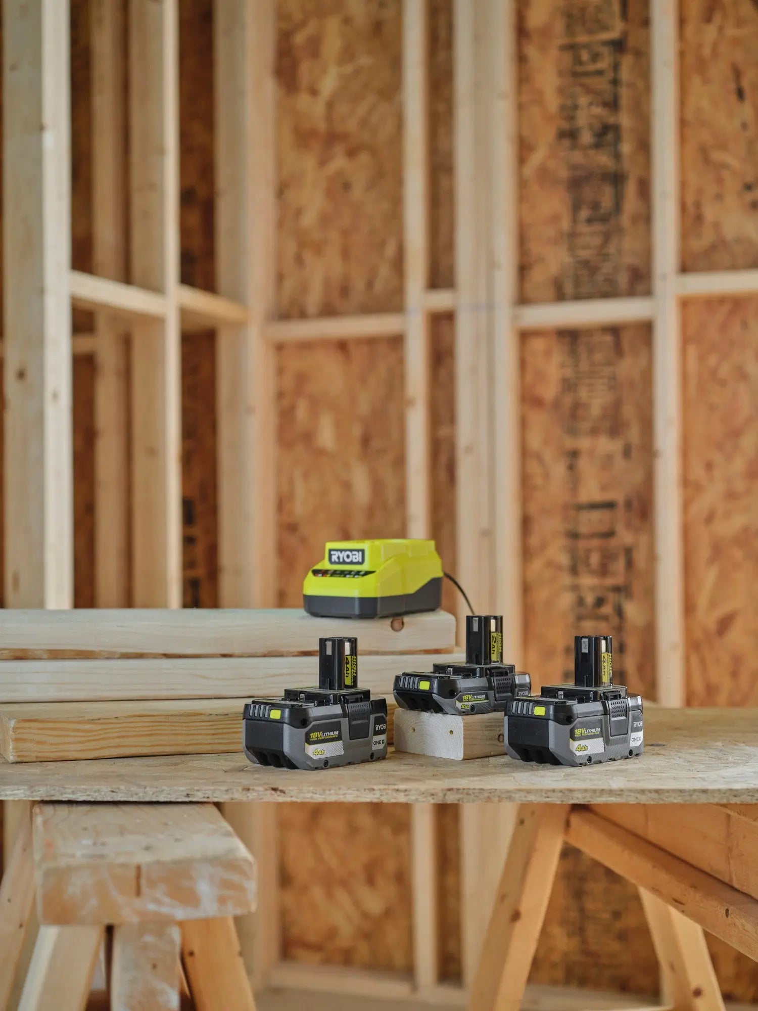 Open Box -  ONE+ 18V Lithium-Ion HIGH PERFORMANCE Starter Kit with 2.0 Ah Battery, (2) 4.0 Ah Batteries, and Charger RYOBIBullseye Deals