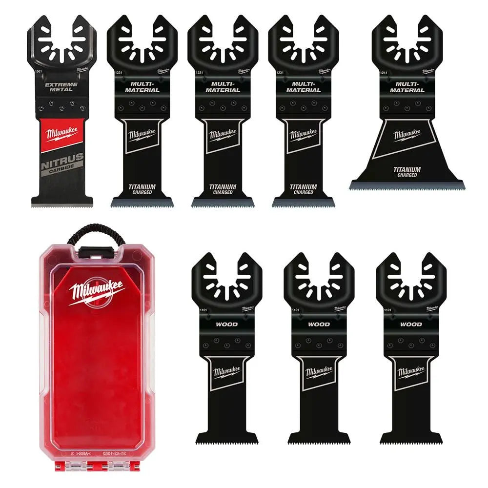 Open Box -  Oscillating Multi-Tool Blade Set (8-Piece) MilwaukeeBullseye Deals