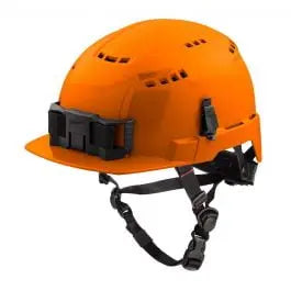 Open Box -  Pack of 1  Milwaukee 48-73-1332 Orange Front Brim Vented Helmet - Type 2  Class C Milwaukee