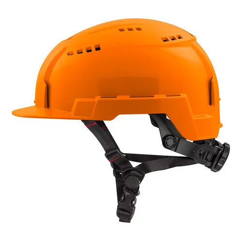 Open Box -  Pack of 1  Milwaukee 48-73-1332 Orange Front Brim Vented Helmet - Type 2  Class C Milwaukee