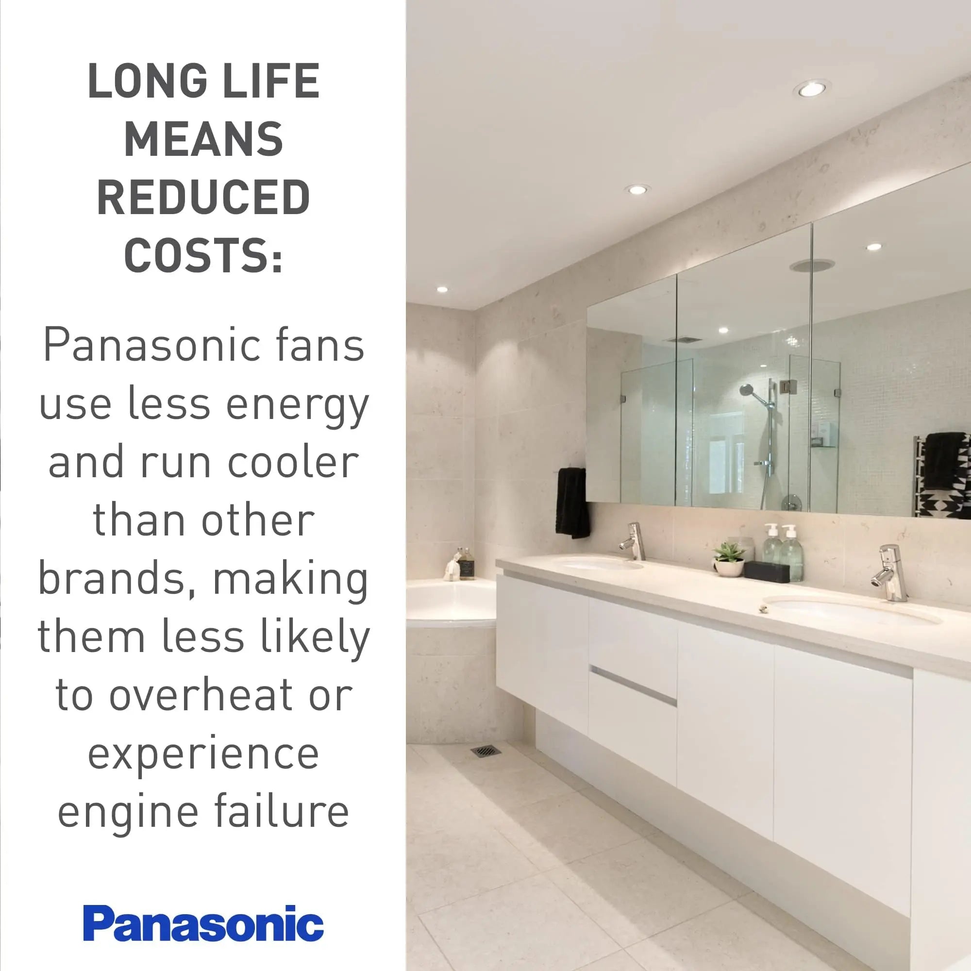Open Box - Panasonic FV-30VQ3 - Exhaust Fans Ventilation PanasonicBullseye Deals