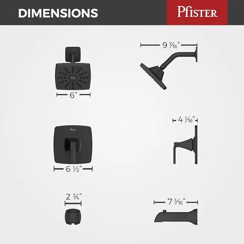 Open Box - Pfister 8P8-WS2-VRISBB - Tub and Shower Showers PfisterBullseye Deals