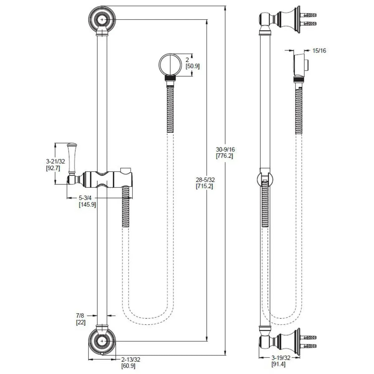 Open Box - Pfister HSK-42SHWC - Shower Components Bath and Shower Accessories PfisterBullseye Deals