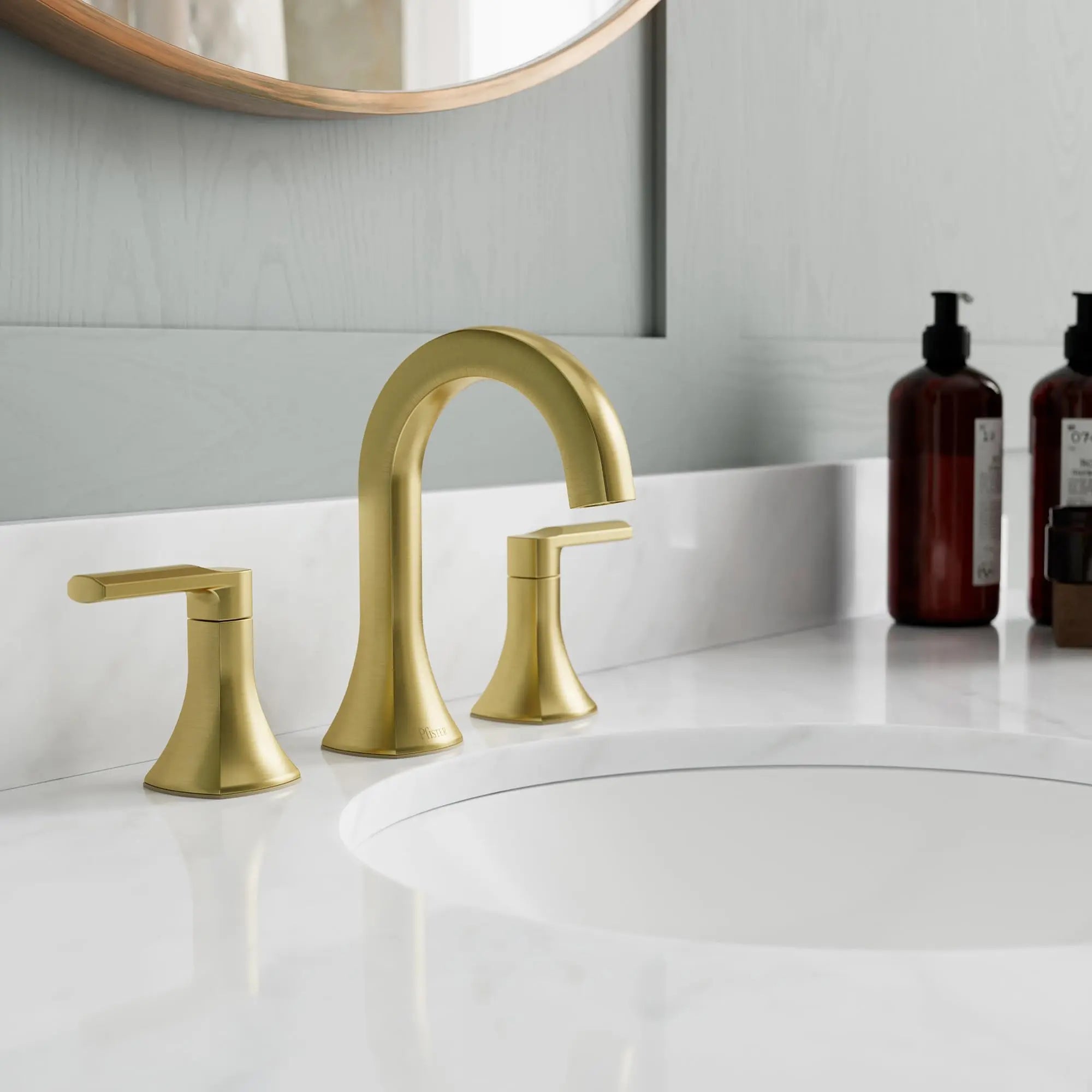 Open Box - Pfister LF-049-VRIBG - Bathroom Sink Faucets Faucet PfisterBullseye Deals