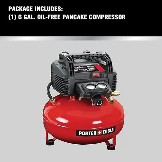 Open Box -  Porter-Cable C2002 Oil-Free UMC Pancake Compressor Porter-CableBullseye Deals