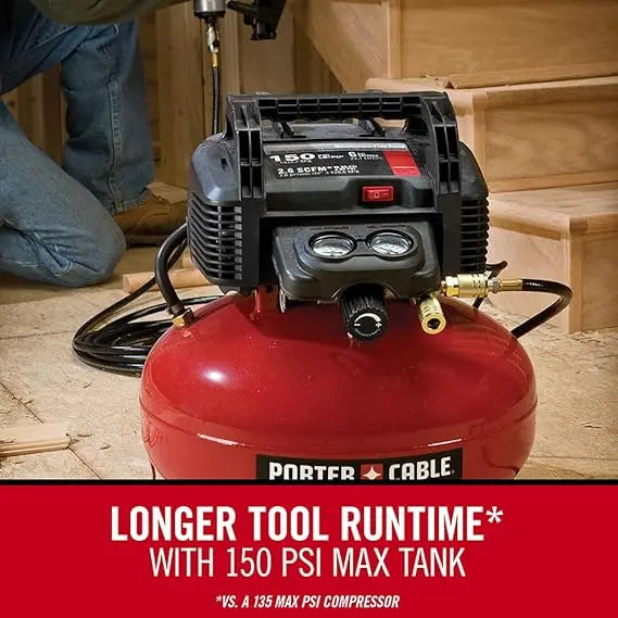 Open Box -  Porter-Cable C2002 Oil-Free UMC Pancake Compressor Porter-CableBullseye Deals