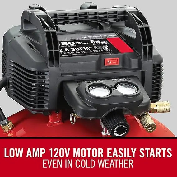 Open Box -  Porter-Cable C2002 Oil-Free UMC Pancake Compressor Porter-CableBullseye Deals