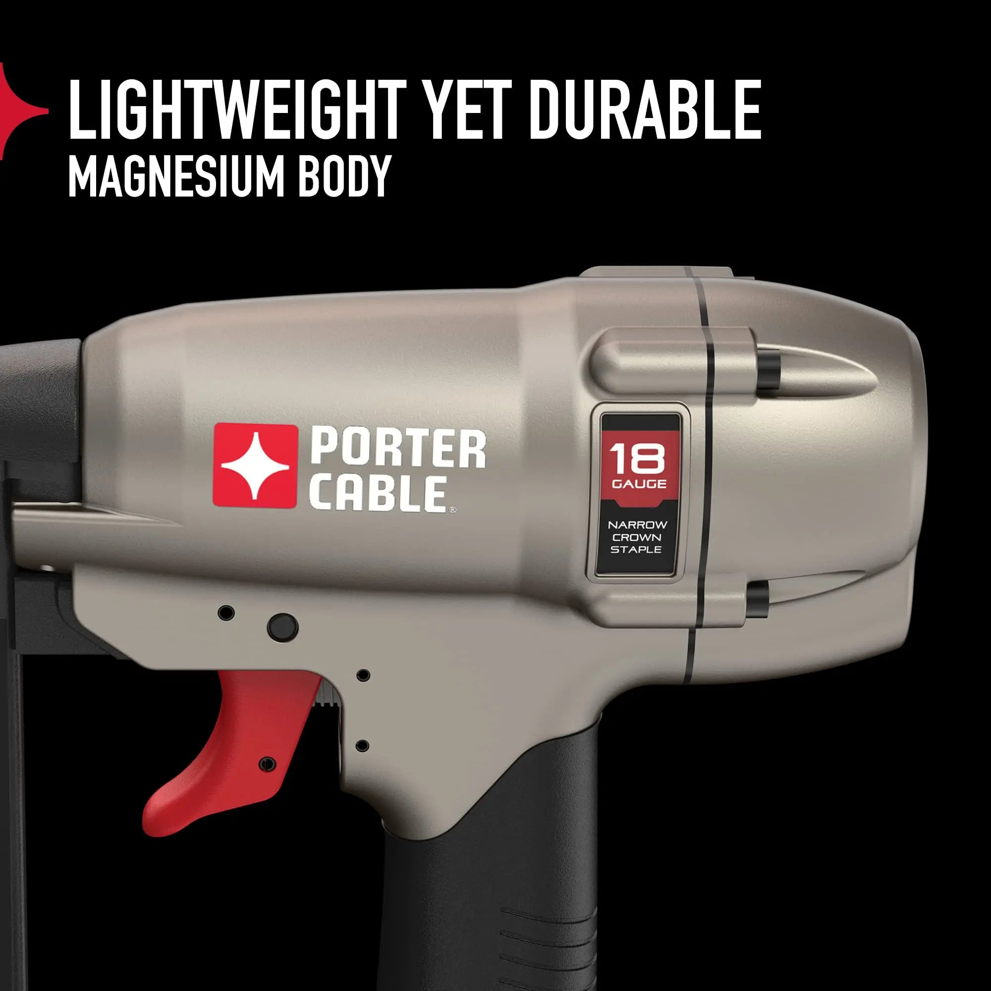 Open Box -  Porter-Cable Pneumatic 18-Gauge 1-1/2 in. Narrow Crown Stapler Kit Porter-CableBullseye Deals