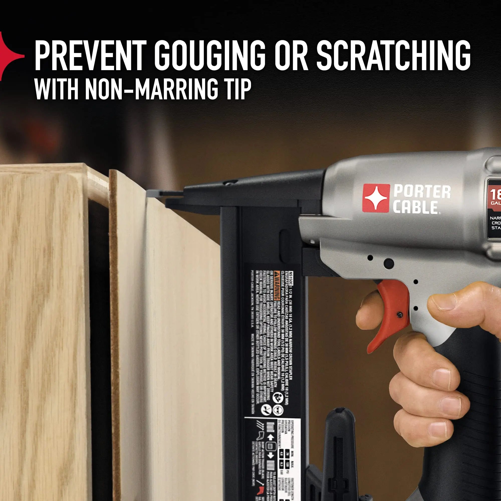 Open Box -  Porter-Cable Pneumatic 18-Gauge 1-1/2 in. Narrow Crown Stapler Kit Porter-CableBullseye Deals